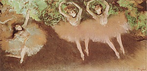 Edgar Degas Ballet Scene, about 1878-80