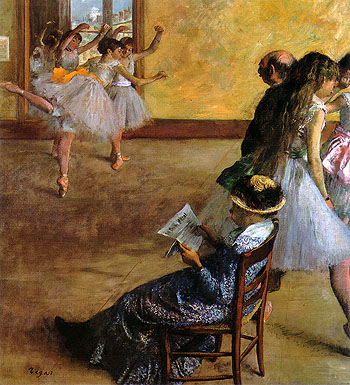 Edgar Degas The Dance Lesson 1881