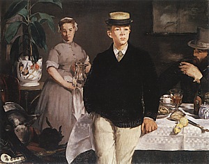 Edouard Manet The Luncheon in the Studio, 1868