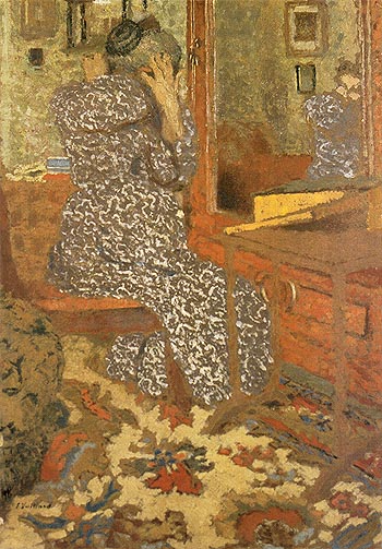 Edouard Vuillard Woman Arranging Her Hair 1900