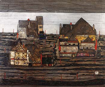 Egon Scheile Suburb I 1914