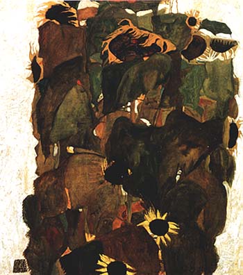 Egon Scheile Sunflower 1911