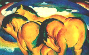 Franz Marc The Small Yellow Horse 1912