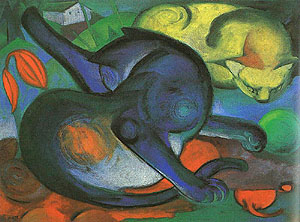 Franz Marc Two Cats 1912