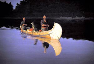 Frederic Remington Evening on a Canadian Lake