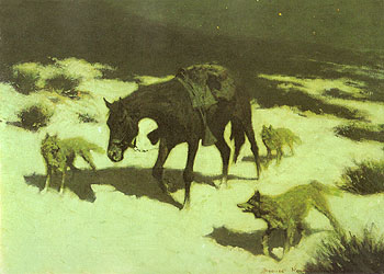 Frederic Remington The Last March 1906