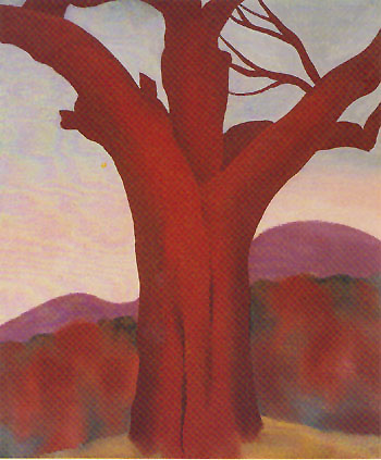 Georgia OKeeffe Chestnut Red 1924