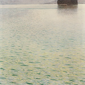 Gustav Klimt Island in Lake Atter, 1901