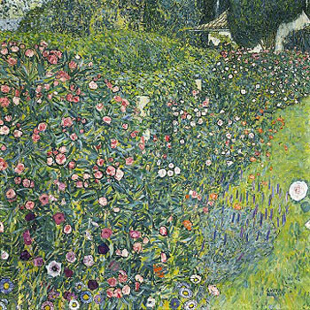 Gustav Klimt Italian Garden Landscape 1913