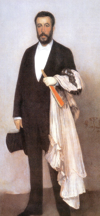 James McNeill Whistler Arrangement in Flesh color and Black Portrait of Theodore 1882