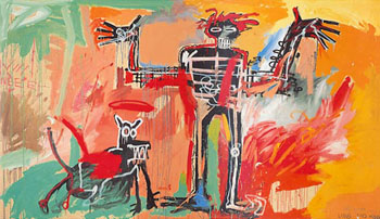 Jean-Michel-Basquiat Boy and Dog in a Johnnypump