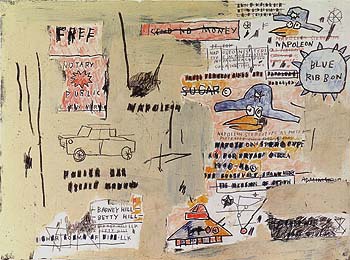 Jean-Michel-Basquiat Napoleno Sterotype as Portrayed