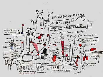 Jean-Michel-Basquiat Peptic Ulcer
