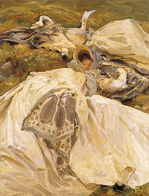 John Singer Sargent Two Girls in White Dresses 1910