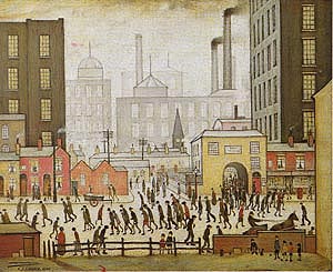 L-S-Lowry Coming from the Mill 1930