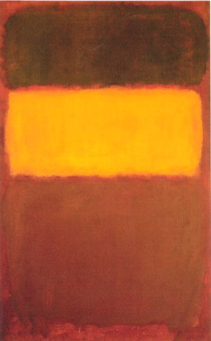 Mark Rothko No 7 Orange and Chocolate