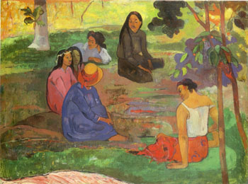 Paul Gauguin Conversation (Les Parau Parau)