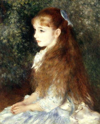 Pierre Auguste Renoir Portrait of Mademoiselle Irene Cahan dAnvers