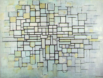 Piet Mondrian Composition No. II Line and Color 1913