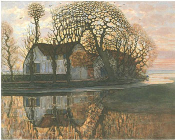 Piet Mondrian Farm at Duivendrecht 1905