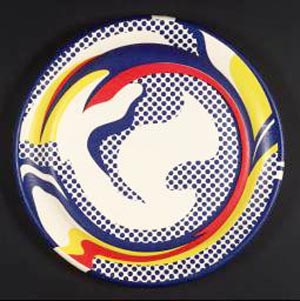 Roy Lichtenstein Paper Plate