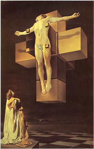 Salvador Dali Crucifix or Corpus Hypercubis 1954