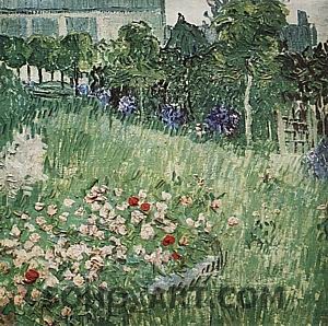 Vincent van Gogh Daubignys Garden at Auvers, 1890