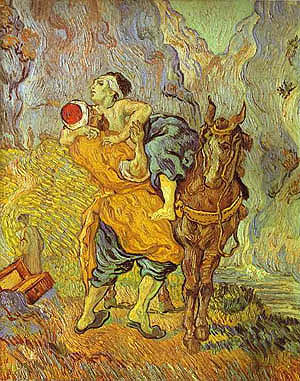 Vincent van Gogh The Good Samaritan (after Delacroix) 1890