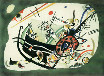 Wassily Kandinsky Study for Green Border 1920