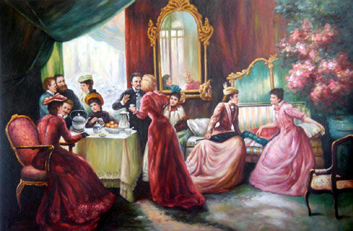 Victorian Social Gathering