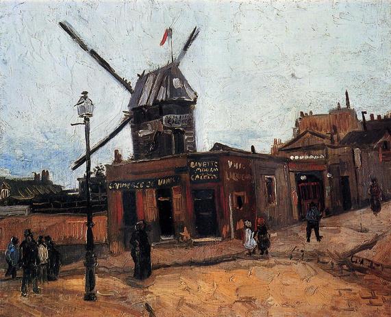 Vincent Van Gogh Le Moulin de la Galette 1886