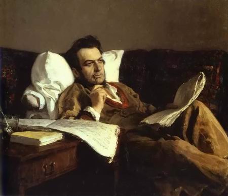 Ilya Repin Portrait of the Composer Mikhail Glinka