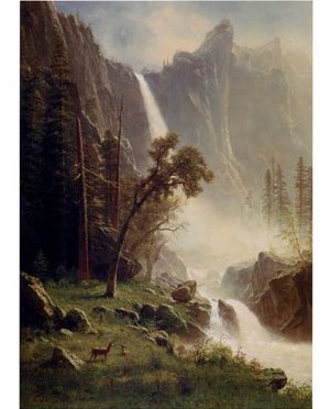 Albert Bierstadt Bridal Veil Falls oil painting