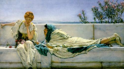 Alma Tadema Pleading