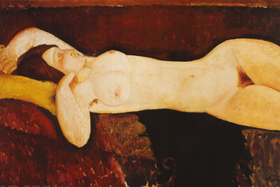 Amedeo Modigliani ude Woman Reclining