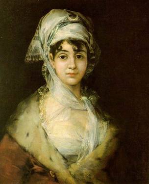 Antonia Zarate Francisco Goya oil painting