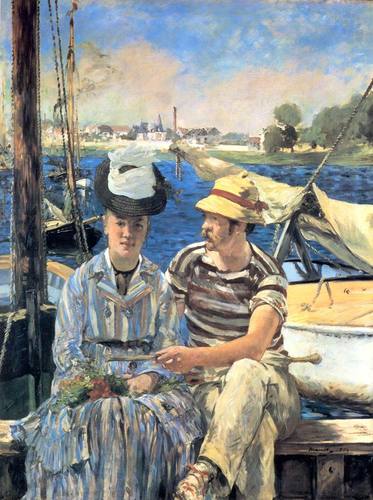 Argenteuil Eduard Manet oil painting 1874