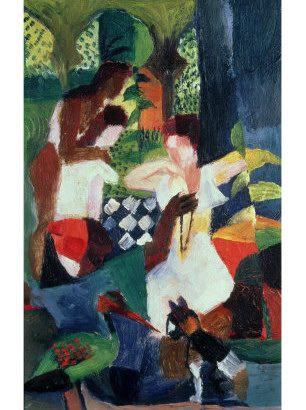 Auguste Macke The Turkish Jeweller painting reproduction