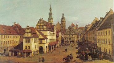 Canaletto Marktplatz Zu Pirna oil painting reproduction