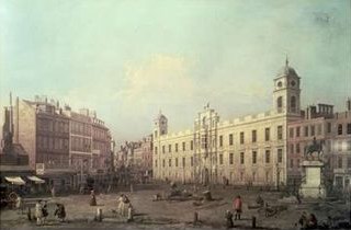 Canaletto Northumberland House oil painting