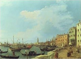 Canaletto The Riva Degli Schiavoni oil painting reproduction