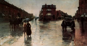 Childe Hassam Rainy Day, Boston