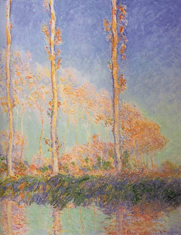 Claude Monet Poplars 1891