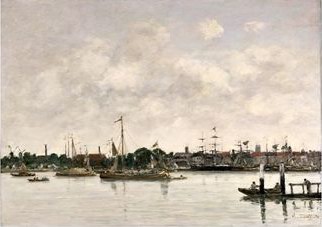 Eugene Boudin The Meuse at Dordrecht