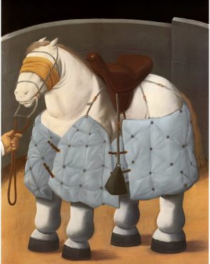 Fernando Botero the horse oil painting reproduction