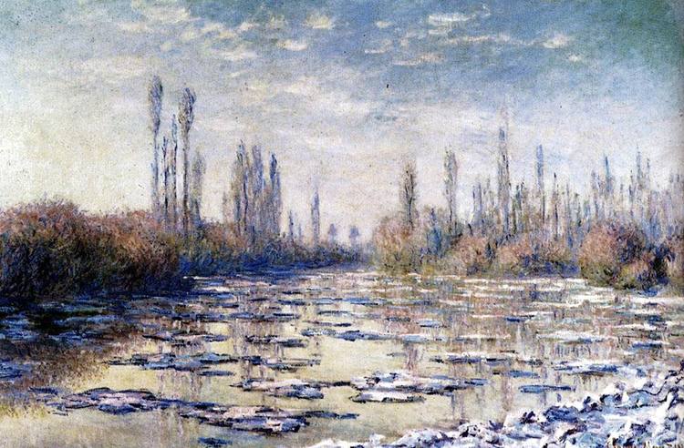 Floating Ice Near Vetheuil Claude Monet 1880