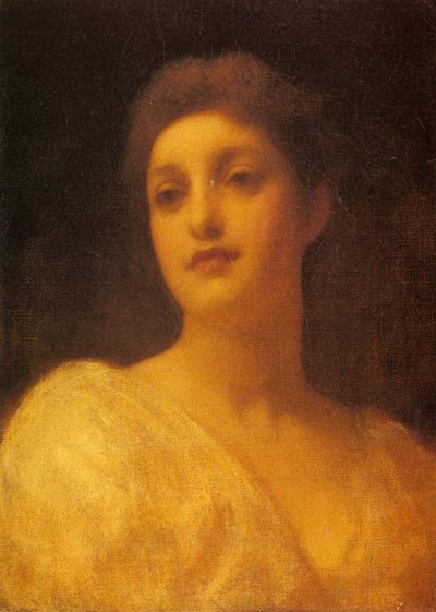 Frederic Lord Leighton The Head of a Girl