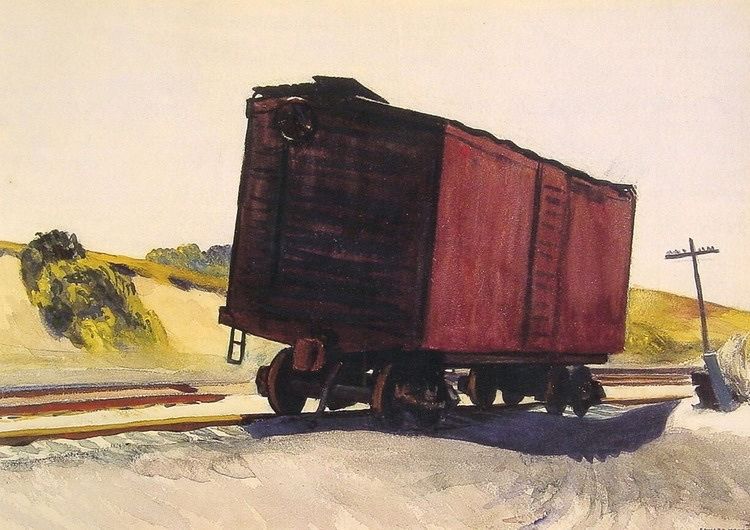 Freight Car at Truro by Edward Hoppger 1931