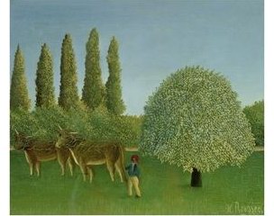 Henri Rousseau In the Fields oil painting