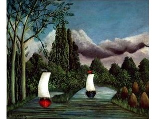 Henri Rousseau The Banks of the Oise oil painting